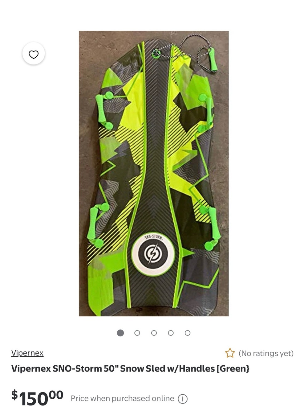 GREEN SNOW BOARD